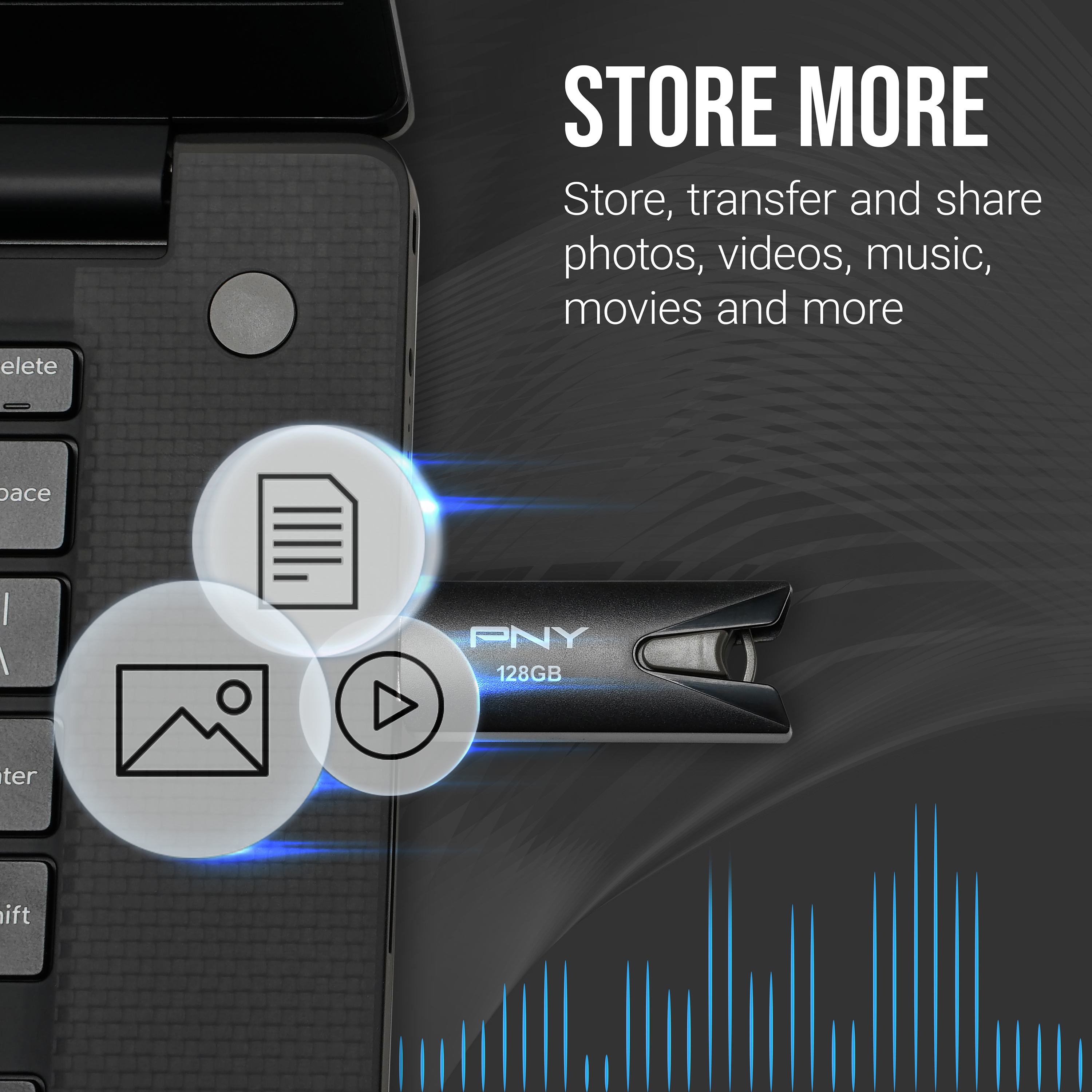 PNY Elite 128GB USB 3.2 Flash Drive, 100MB/s Read Speed photo 5