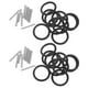 thumbnail image 4 of 20 juegos de juntas tóricas y pasadores de repuesto, anillo de impacto y pasadores para toma de impacto, andamios, llave de impacto, rodamiento de agujas, 4 of 8