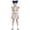 Kids(B), variant on Halloween Idol Stage Cosplay Costume, Popular Singers Idol Stage Show Outfit, Includes Top and Shorts with Accessories, Fashion Cosplay Suit for Stage Performance and Holiday Events, 110(3-4 Years)