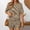 Khaki, variant on MAIHAN Womens Two Piece Outfits Spring Outfits for Women 2026 Short Sleeve Tops Shorts Trendy 2 Piece Summer Shorts Set Dressy Casual Outfits for Women