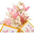 thumbnail image 5 of Giiffu Butterfly 3D Greeting Pop Up Card, Spring & Nature Card, 3D Anniversary, Valentine's Day Card, Thank You, Happy, 5 of 5