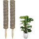 thumbnail image 1 of Moss Stick, 2 Pieces 40 Cm Monstera Climbing Aid, Extendable Natural Planting Stick Coconut Stick, Plant Support For Climbing Aid Indoor Plants House, 1 of 5