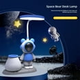 thumbnail image 4 of Space Bear Table Lamp Handmade Diy Cartoon Reading Led Light Unique Gift For Kids Children, 4 of 14
