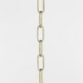 thumbnail image 4 of 48-inch 9-gauge Brushed Brass Square Profile Accessory Chain, 4 of 7