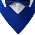 thumbnail image 4 of CBFFDC Serviette Triangle pour Animaux de Compagnie Douce Confortable Collier pour Animaux de Compagnie Finition Soignée Design à Boucle Réglable Nœud Papillon Ensemble pour Chien Bavoir Triangle Fournitures pour Animaux de Compagnie Chien, 4 of 7