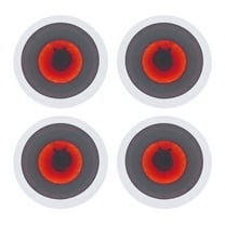 (4) Rockville HC65-LED 6.5" 500 Watt In-Ceiling Home Theater Speakers w/LED's