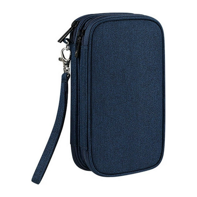 Power Hard Disk Protective Sleeve Charging Treasure U Disk Shield Headset Data Cable Digital Accessories Storage Bag Multi-Layer Protective Sleeve Large Storage Bags