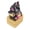 Black, variant on Yajisi 4 Inch Solar Powered Waving Lucky Cat Fortune Figurine Chinese Asian Desk Decor White / 10.16 cm