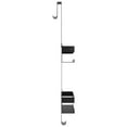 thumbnail image 3 of vidaXL Caddy de Douche Suspendu Noir Mat Brossé en Acier Inoxydable 304, 3 of 5