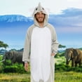 thumbnail image 2 of ¡El disfraz es divertido! Mono para adulto con forma de elefante para Halloween, 2 of 6