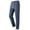 Navy, variant on Admvng Pants for Men Big & Tall Elastic Drawstring Waist Straight Leg Casual Soft Trousers with Pockets