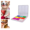 thumbnail image 4 of Pintura de cara y cuerpo Sunnimix 9 colores arte de maquillaje Halloween, 4 of 8