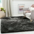 thumbnail image 3 of SAFAVIEH Florida Donald Floral Shag Area Rug, Beige/Cream, 4' x 4' Round, 3 of 11