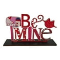 thumbnail image 1 of Luogg Happy Valentine's Day Wooden Decorations Table Decorations Party Decorations, 1 of 3