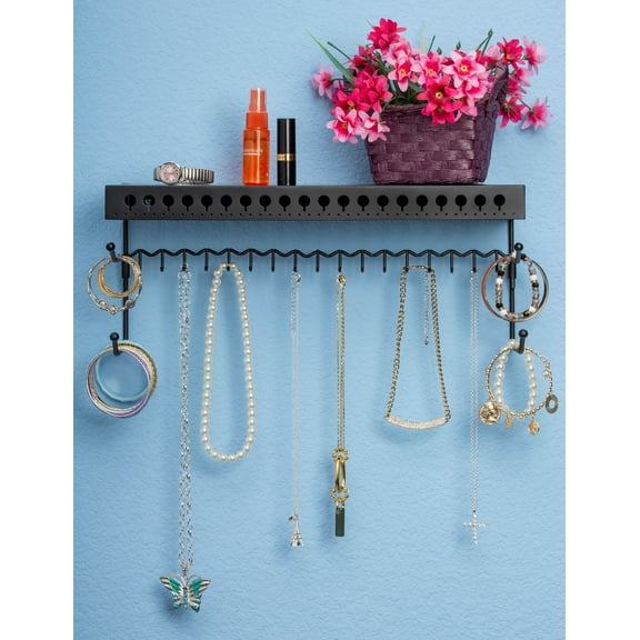Mango Steam Wall-Mounted Jewelry Organizer Shelf