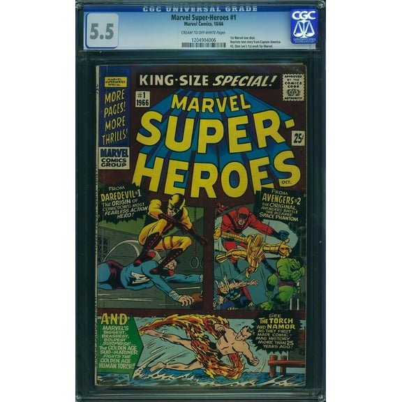 Marvel Super-Heroes #1 - CGC 5.5 Comic Book