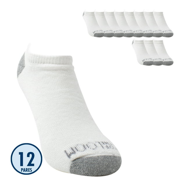 Fruit of the Loom Tin corto Caballero Unitalla Algodón Afelpado Blanco 12 pares Fruit of the Loom C8254