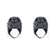 thumbnail image 1 of Soidarity Cascos de fútbol de esponja para deportes de adultos, protección anticolisión para la cabeza, protector de cabeza transpirable Negro XL 2piezas, 1 of 6
