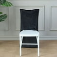 thumbnail image 6 of BalsaCircle Black Soft Velvet Chiavari Dining Chair Back Slipcover Wedding Party Events Home Decorations Supplies, 6 of 8