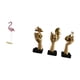 thumbnail image 5 of Estatua de resina,Escultura de estatua de flamenco de resina,arte para jardín exterior,Figura decorativa de pájaro para jardín o césped,Estatuas del pensador,Estatuas de, 5 of 8