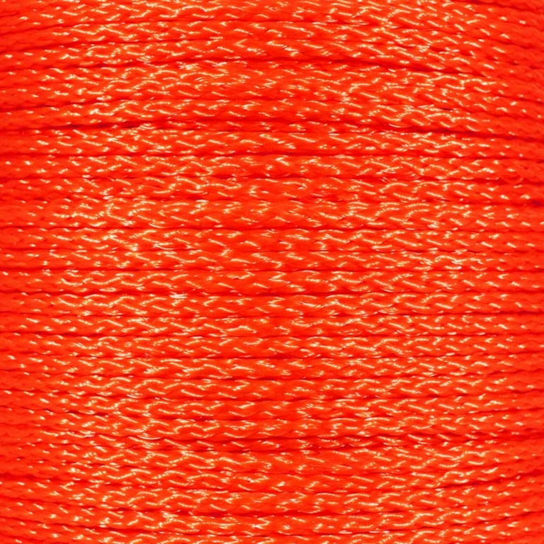 Hollow Braid Polypropylene Rope - Large Variety of Colors and Diameters -  10, 25, 50, 100, 250, and 500 Foot Lengths 