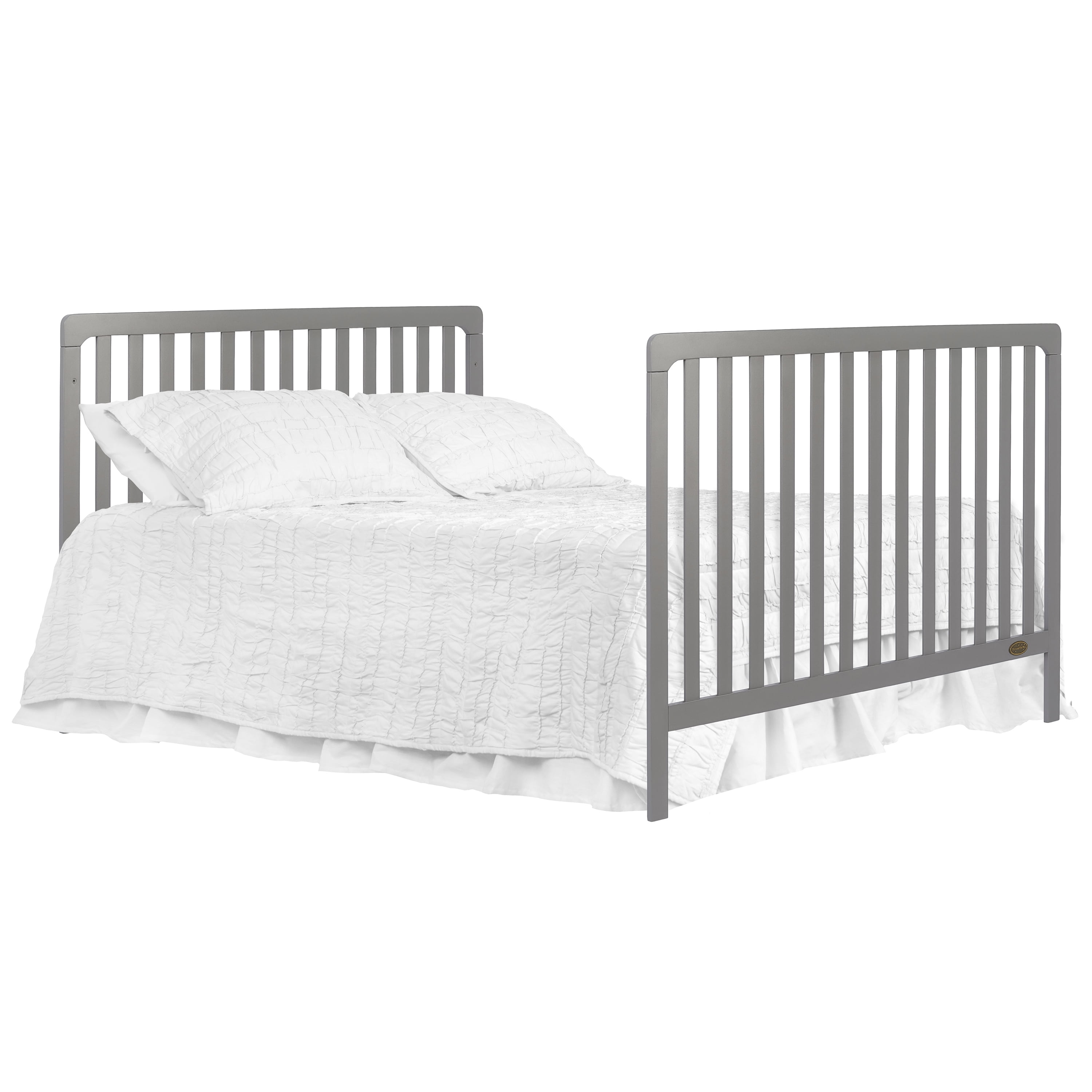 Dream On Me Ridgefield 5 In 1 Convertible crib, Storm Grey
