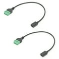 thumbnail image 3 of Connecteur à Vis, Câble de Bornes de Protection à Vis 2Pcs Pratique Portable, pour le Chargement de Bureau, 3 of 8