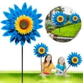 thumbnail image 2 of 14*29in Sunflower Lawn Pinwheels Wind Spinners Large Windmill Pinwheel for Garden,Yard,Party Outdoor Decor (Sunflower Pinwheels), 2 of 6