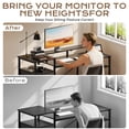 thumbnail image 4 of Ktaxon L-Shape Computer Desk with Charging Station 47 Inch Gaming Desk Concer PC Laptop Table with Drawers & Storage Shelves Workstation, Black, 4 of 12