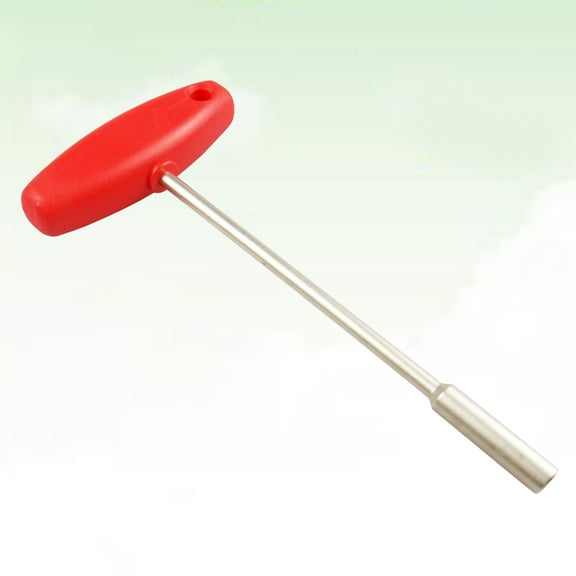 WORGEOUS Bike Spoke Nipples with Wire Tightener Tool in Red for Easy Use and Durability Hexagonal Hole 4.7mm