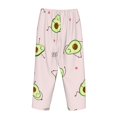 thumbnail image 5 of Kll Womens Avocado Doing Sport Yoga Print Pajama Pants Soft Pajama Bottoms For Women Cozy Lounge Pants, 5 of 9