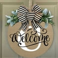 Zenghuiiii Outdoor Wall Signs 2024 Last Name Year Round Front Door