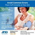 thumbnail image 4 of A&D Medical LifeSource Blood Pressure Monitor, Upper Arm, Large Cuff, Manual Inflation  (UA-705VL), 4 of 6