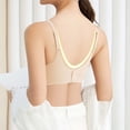 thumbnail image 5 of Womens Soft Bra Underwear Breathable Upper Support Gathers Bra, 5 of 5
