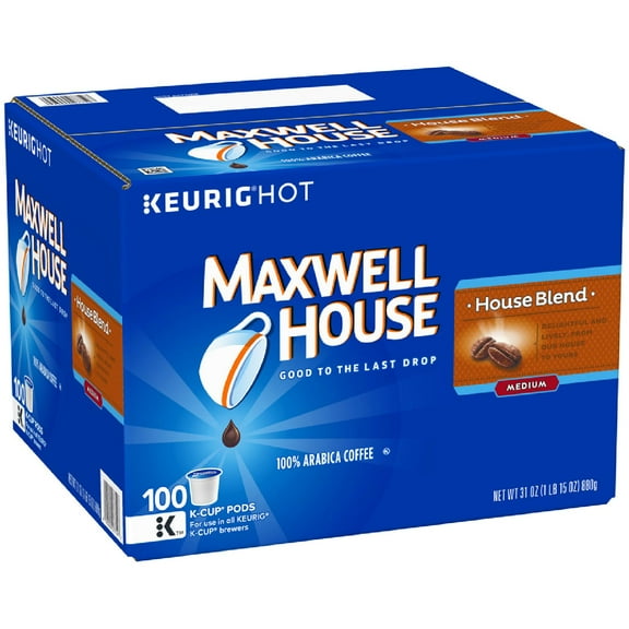 Maxwell House, House Blend Coffee, 100 K-Cups