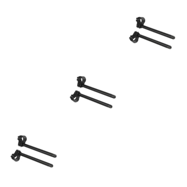 Manillar de empuñadura Sidaley con clip de horquilla CNC universal para motocicleta Negro 31 mm
