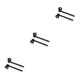 thumbnail image 1 of Manillar de empuñadura Sidaley con clip de horquilla CNC universal para motocicleta Negro 31 mm, 1 of 5