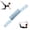 Blue, variant on Fitness Resistance Band for Stretching and Yoga - Numbered Resistance Band for Glute Training, for Pilates, Ballet, Dance & Rehabilitation