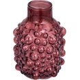 thumbnail image 3 of Vase Rond en Verre avec Points Surélevés, Violet, 3 of 8