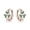 C-ROSE GOLD, variant on 925 Sterling Silver Green Love Clover Hoop Earrings for Women Teens Irish Shamrock Huggie Earrings for Summer