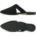 thumbnail image 5 of Women's Comfortable Fashion Elastic Ankle Straps Flats Shoes Office Flats Shoes Pointed Toe, 5 of 6