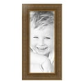 thumbnail image 2 of ArtToFrames 8" x 19" Wide Gold with Green Tones Picture Frame, 8x19 inch Gold Wood Poster Frame (WOM-5078),  Pack, 2 of 7