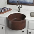 thumbnail image 2 of Native Trails Cps14 Fiesta 19" Farmhouse Or Undermount Single Basin Copper Bar Sink -, 2 of 5