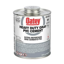 Oatey 31105 32 Ounce PVC Heavy Duty Durable Pourable Thick Formula Gray Cement