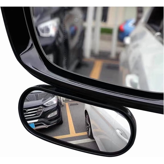 HD Blind Spot Car Mirror,Wide Angle Rearview Mirror with 360° Adjustment,Universal Essential Tool Fit for Cars,Truck,SUV
