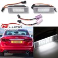 thumbnail image 3 of 3W 18 SMD LED License Plate Light for Infiniti Q50 2014 - 2017 Canbus 2pcs -, 3 of 4
