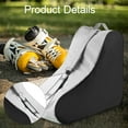 thumbnail image 6 of GARENDE Kids Roller Skates Bag Girls Boys Outdoor Sports Ice Skates Travel Container Black, 6 of 9