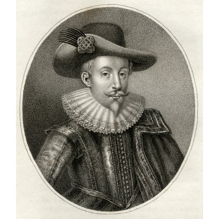John Digby 1St Earl Of Bristol 1580-1653 English Diplomat Engraved By Bocquet From The Book A Catalogue Of Royal And Noble Authors Volume Iii Published 1806 Stretched Canvas - Ken Welsh  Design