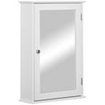 thumbnail image 1 of kleankin Bathroom Mirror Cabinet, Wall Mounted Medicine Cabinet w/ Shelves, 1 of 10