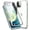 LightGreen, variant on Lockable iPhone 13 Case Magnetic Glass with Camera Lens Protector Screen Protector Safety Lock 360 Full Body Double Sided Glass Bumper Case Clear Cover
